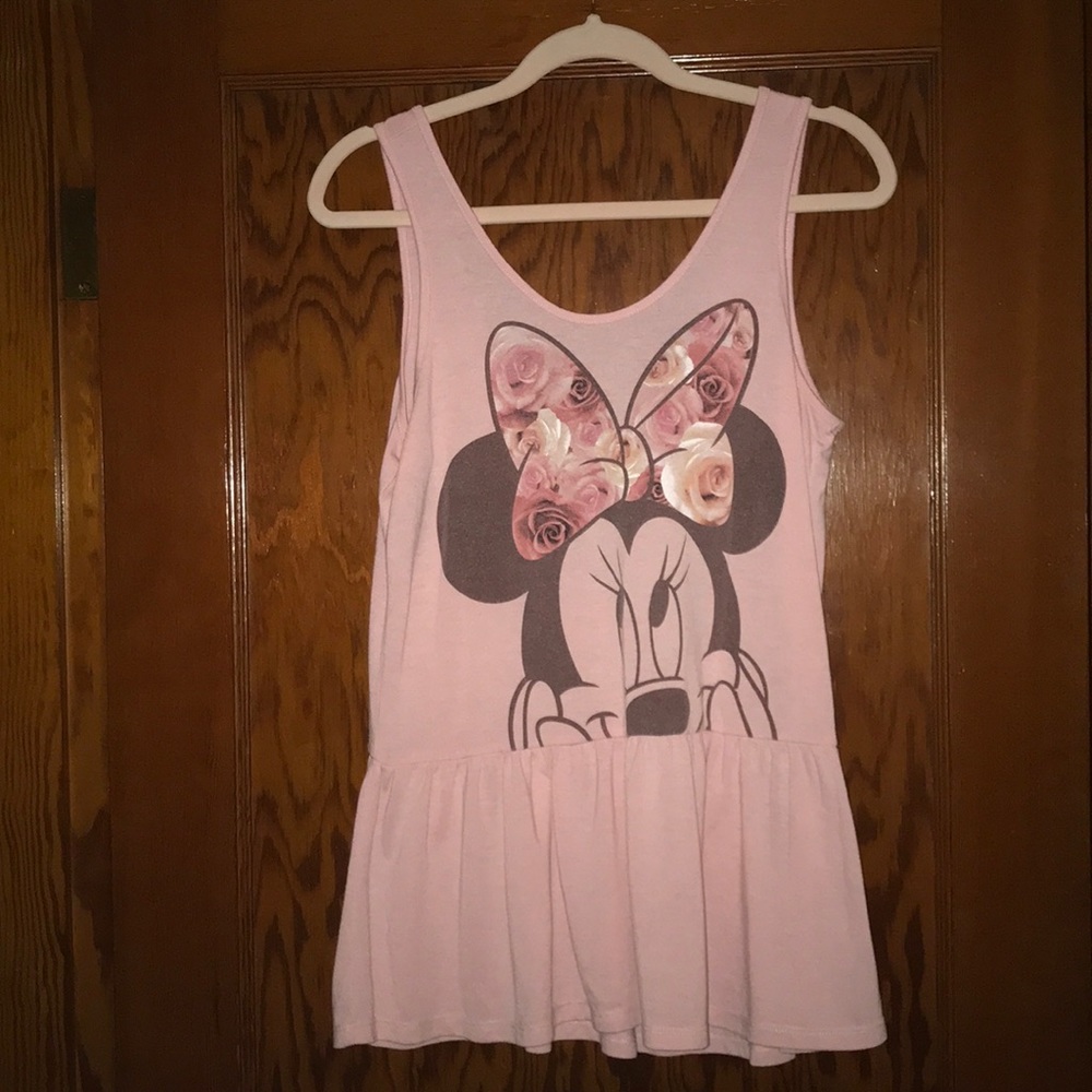 Minnie Mouse Peplum Tank Top